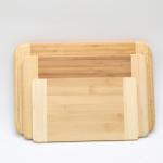 Heavy Bamboo kitchenware cutting board set