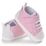 Hot sale Rubber sole Casual canvas 0-2 years baby First walker sneaker for baby