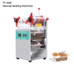 SUS304 Plastic Food Tray Sealing Machine Tabletop Manual