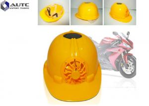 Wholesale Work PPE Safety Helmet Light 51-61cm Solar Power Fan Rechargeable LED Lights from china suppliers