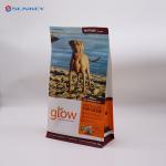 Big Flat Bottom Laminated Packaging Pouches 25kg Resealable Dog Food Bag