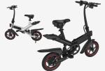 Multi Functional Portable Folding Electric Bike 12 Inches 2 Wheels Ergonomics