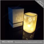 Classic Electric Oil Burner With Light , Christmas Gift Perfume Oil Lamp Burners