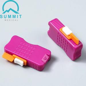 Wholesale Micro Sweeping Blade Heel Stick Safety Lancet 0.85mm*1.75mm, Purple from china suppliers