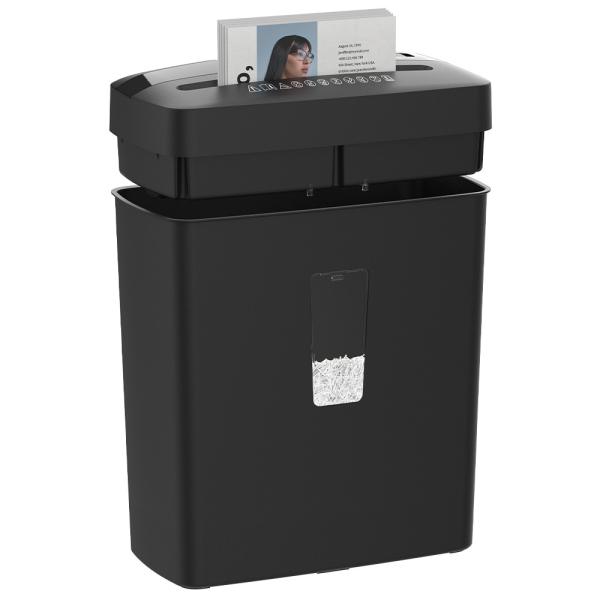 ETL Approval Compact Paper Destruction Machine 6 Sheets Paper Shredder 13L C220P