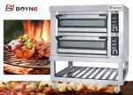 CE Commercial Bakery Kitchen Equipment Three Deck Six Trays Oven