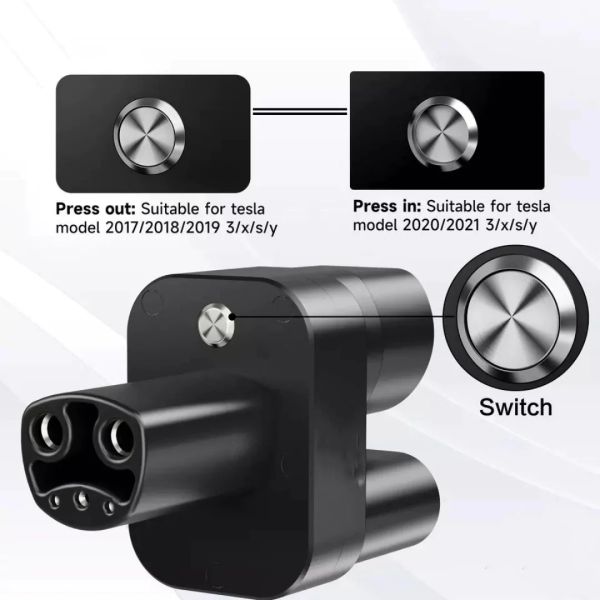 250A CCS 2 To Tesla EVSE Adaptor Electric Vehicle Charger CCS2 To Tesla Charging Connector