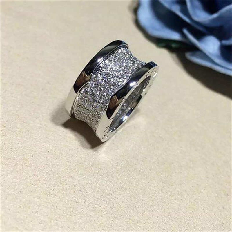 Luxury jewe factory B.zero1 series ring 18k white gold yellow gold rose gold diamond ring