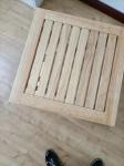 Modern Design Small Folding Garden Rubber Wood Table for Patio Outdoor Coffee