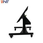 Durable Mobile TV Stand , Electric Turning Rolling Flat Screen TV Cart