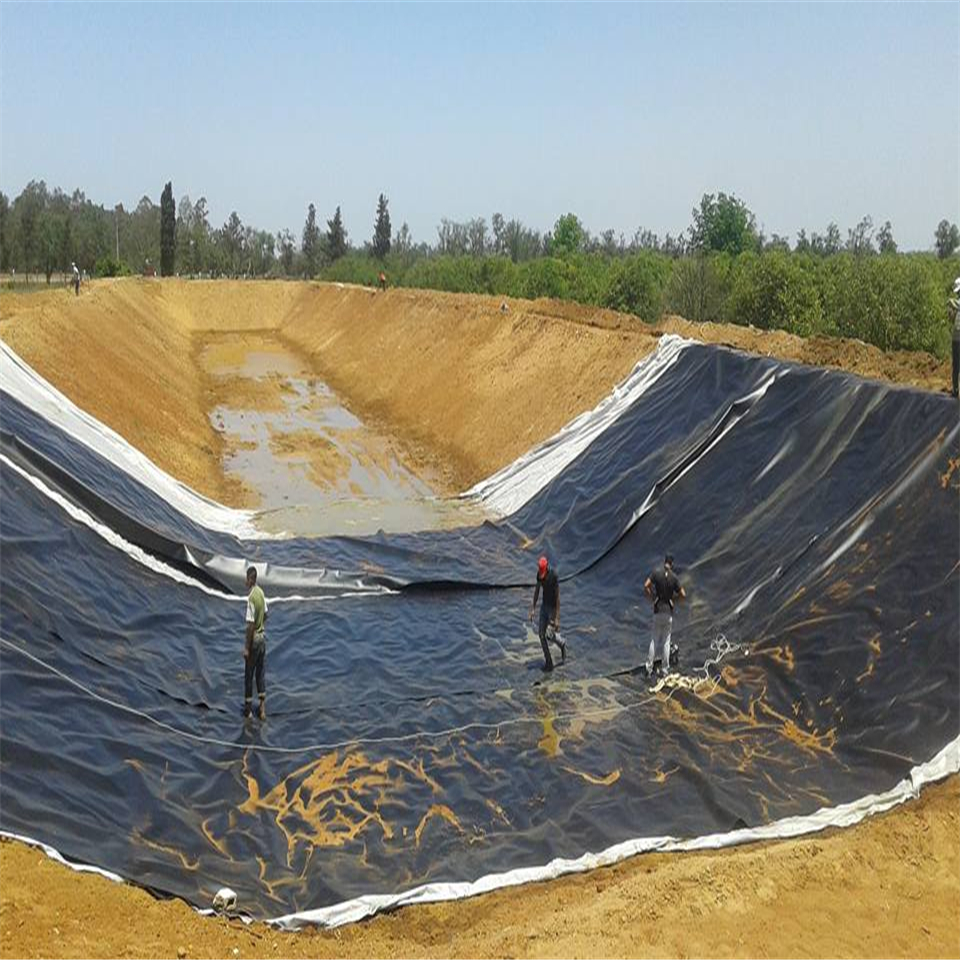 0.75Mm 2m-8m Width HDPE Geomembrane for Geomembrane Water Liners 1.0mm Thickness