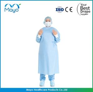 Wholesale COVID-19 SMS Nonwoven Protective Surgical Gown with CE ISO FDA from china suppliers