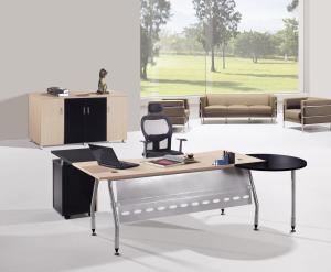Wholesale Durable Home executive office desks CD-9914 with steel legs from china suppliers