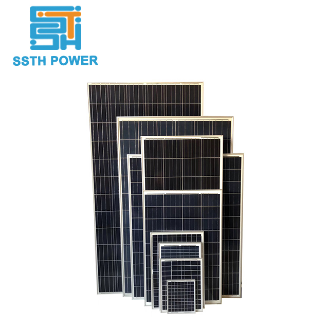 10w 20w 30w 40w 50w 60w 80w Polycrystalline Solar Panel 12v High Efficiency