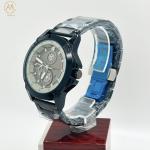 Custom Logo Fashion Business Three-Eye Chronograph Men′s Watch Quartz Movement