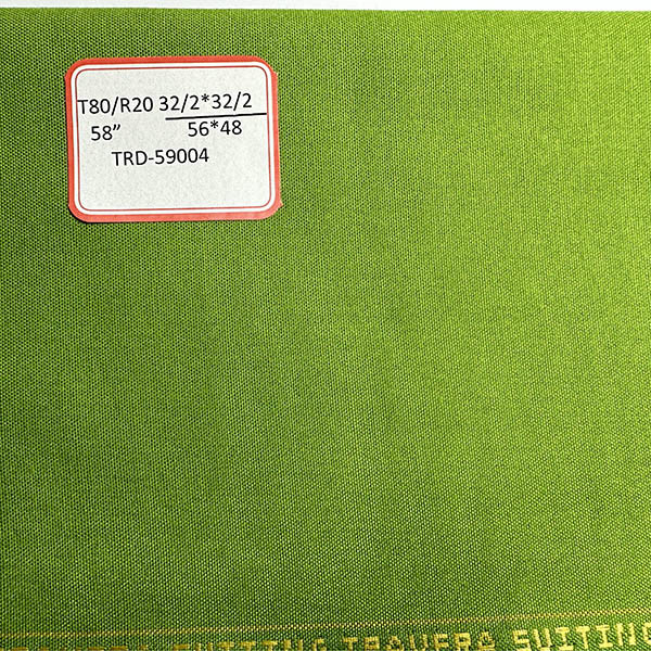 T80/R20 Polyester Rayon Fabric 32/2*32/2 56*48 TR Material Clothing