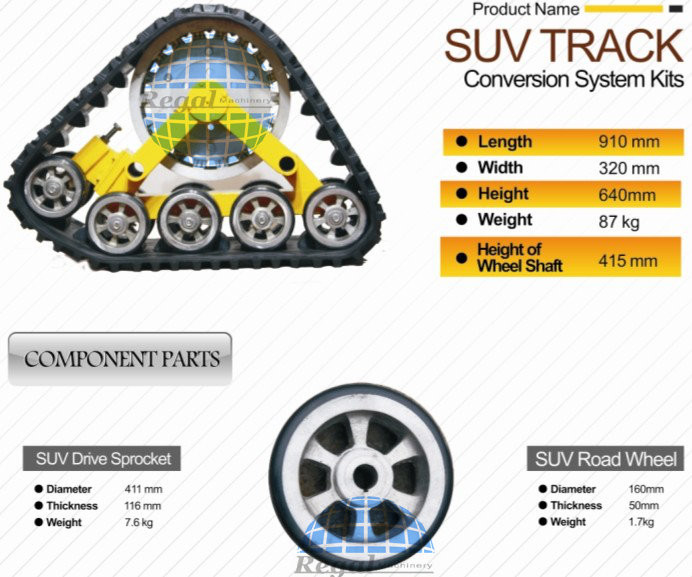 Snowmobile Rubber Track, Small Snow Rubber Track for Winter, Rubber Crawler Track Direct Factory Price