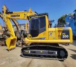 6 Cylinders Used Crawler Excavator 18Ft Depth Second Hand Komatsu Excavator