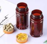 Screw Cap Empty Medicine Bottles 150cc 200cc Clear Pill Bottles