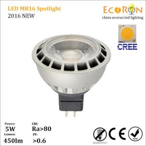 Wholesale new design led spot lamp cree cob 12V 5w 7w cob mr16 spot lighting from china suppliers