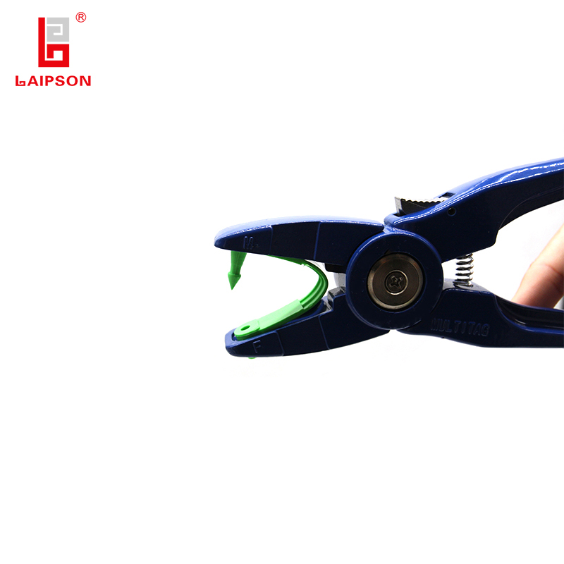 Small Tag Pliers One Piece Single Sheep Ear Tag Applicator For Goat Farm
