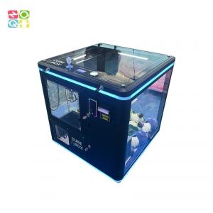 Wholesale Cube Box 1 Player Small Claw crane Machine Catch Toys Doll Machine With Bill Acceptor from china suppliers