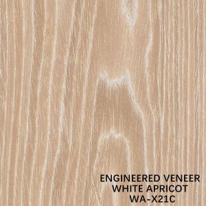 Wholesale White Apricot Flat Cut X21C Engineered Wood Veneer For Cabinet Face / Door Skin ODM from china suppliers