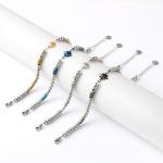 (Customized) Stainless steel men's bracelet, octagonal star Persian style trendy