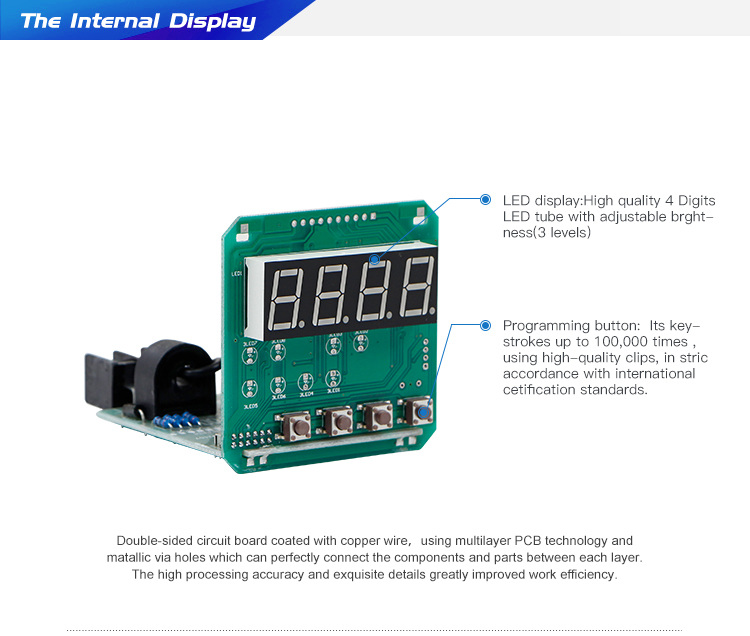 72*72 mm Single Phase LED Ampere Current Meter