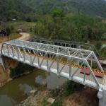 Angle Steel Military Pontoon Bridge High Stability Hot Rolled Prefabricated