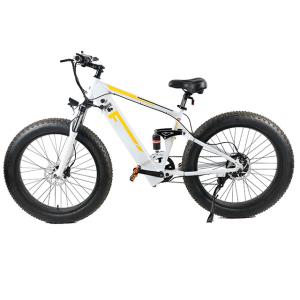 Wholesale 3H Charging Fat Tire Electric Mountain Bike , 32kph 500w Electric Mountain Bike from china suppliers
