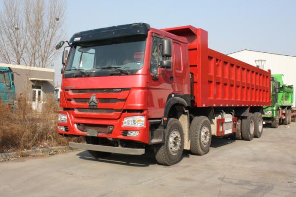 Quality Howo 8×4 Heavy Dump Truck 50 Tons Loading For Mining Model ZZ3317N4267A / S0WA for sale