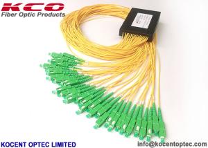 Wholesale 2.0mm 3.0mm FTTH 1x32 SC APC G567A2 Fiber Optic Splitter from china suppliers