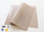 0.12mm Brown Food Grade Non Stick Silicone Baking Mat BBQ Grill Mat Oven Liner