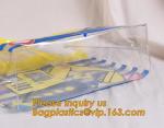 PVC plastic shopping bag transparent handle bags,Waterproof recycled handle