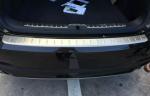 BMW New X6 E71 2015 Stainless Steel Outer Back Door Sill Rear Bumper Scuff Plate