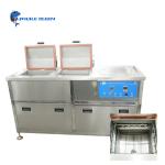 Two Tanks SUS304 Industrial Ultrasonic Parts Cleaner 38L With Cleaning Heating