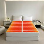 Customized Fitted Sheet Electric Heating Mattress Cover Dual Zones Control