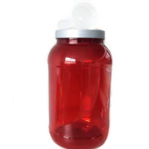 Wholesale 3000ml PET Plastic Empty Protein Powder Jar Round Large capacity from china suppliers