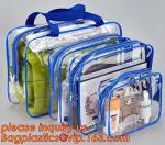 waterproof hanging toiletry bag for travel, Vinyl Transparent PVC Cosmetic Bag