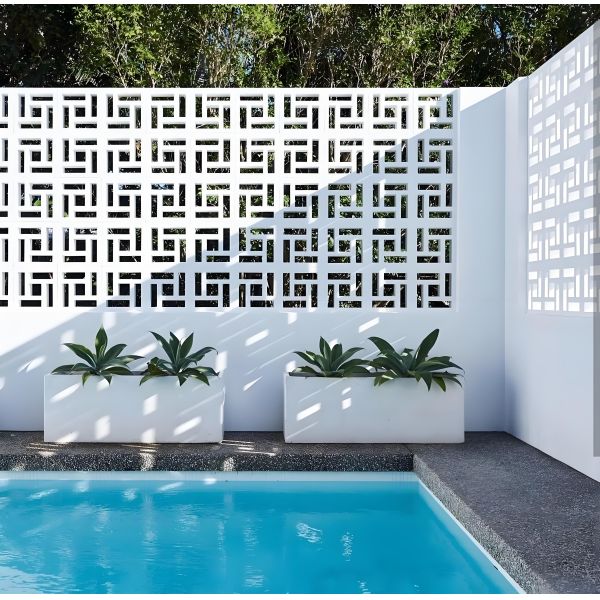 Precast Concrete Breeze Blocks Star Pattern Decorative Breeze Blocks for Screening and Walling Solutions