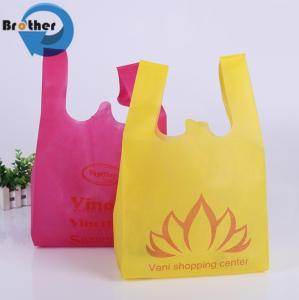 Wholesale Promotional PP Non Woven TNT Bags/Polypropylene Nonwoven T Shirt Bags Bag/T-Shirt Non-Woven Vest Carrier Shopping Bag from china suppliers