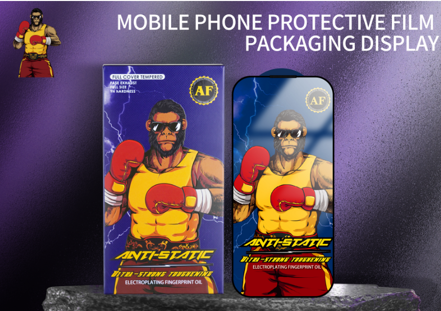 Boxing Gorilla Mobile Screen Protector Iphone 12 Anti Static 9H