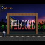 indoor or outdoor digital water curtain fountain