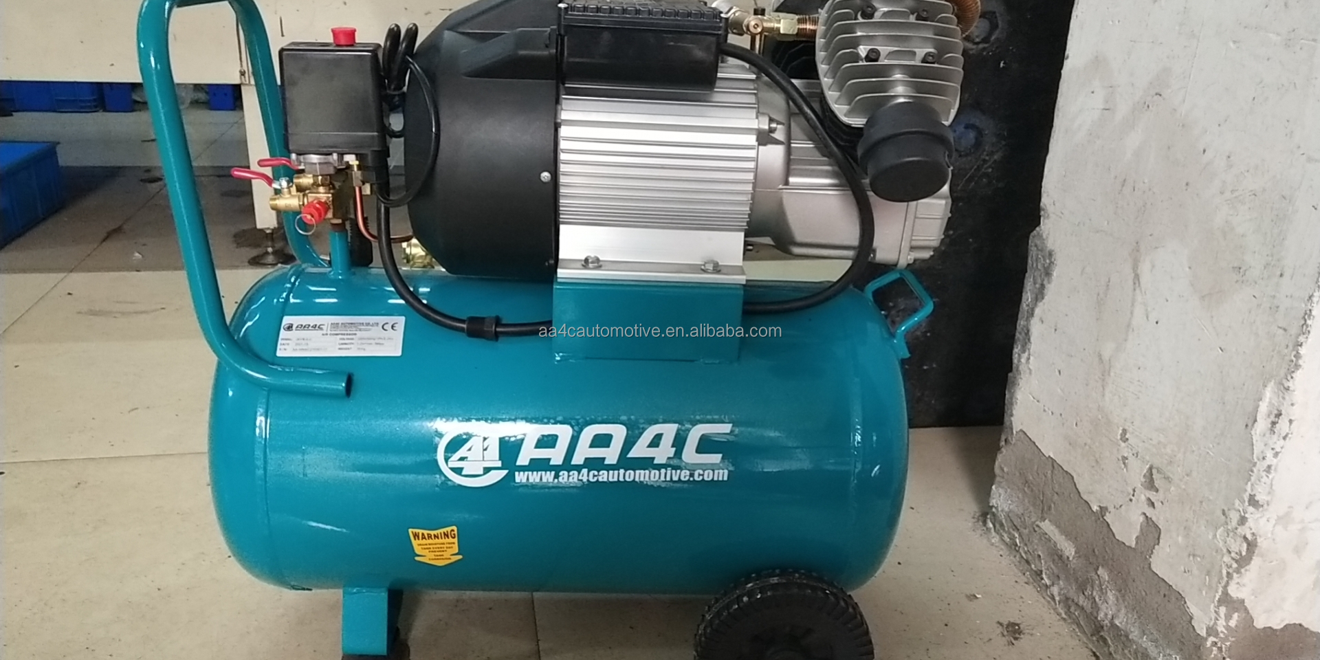 AA4C 7.5KW horizontal piston Air Compressor air source machine air generating pump workshop pneumatic source
