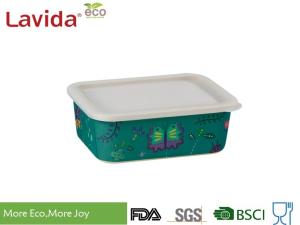 Wholesale Disposable Bamboo Fiber Storage Box Environmental Friendly With Food Grade Printing from china suppliers