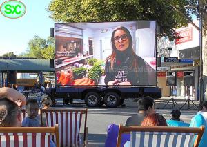 Wholesale HD P4 Advertising Mobile Truck Mount Led Display Digital Billboard Waterproof from china suppliers