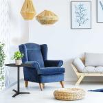 Black Tomile Round 26.59 Inch Height Livingroom End Table For Bistro C130-6