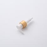 Ribbed 24 410 Black Lotion Pump / Aluminium Gold Dispenser Pump