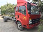 4x2 Driving 10 Tons Refrigerator Box Truck 140 hp For Fruit Transport